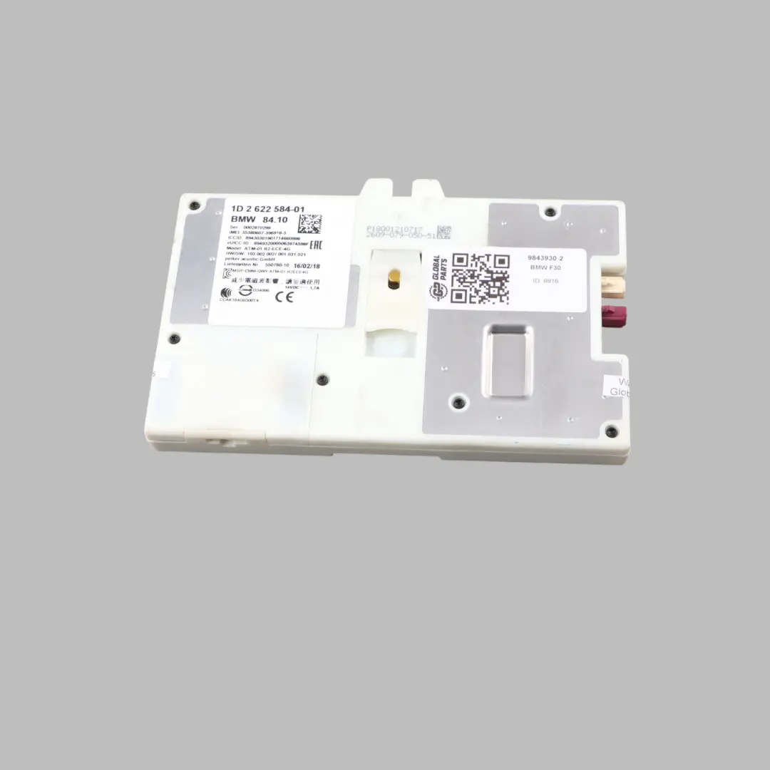 BMW F30 LCI Telematics Control Unit Module ATM ECE 4G - SKU 9843930-2 - Part number 9843930