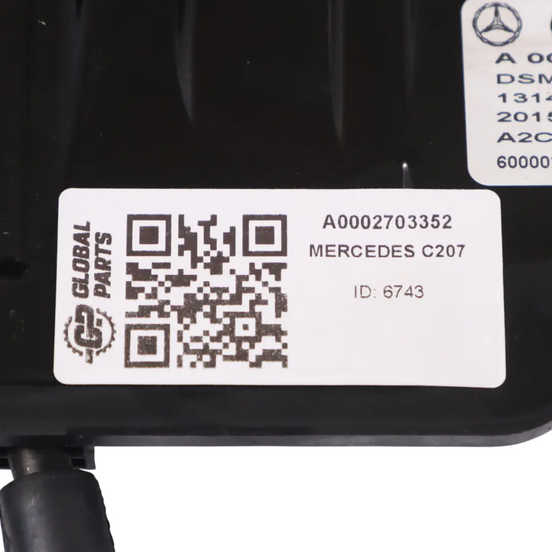 Moduł Sterownik Automatycznej Skrzyni Biegów do Mercedes W164 C207 o numerze A0002703352 Mercedes W164 C207 Moduł Sterownik Automatycznej Skrzyni Biegów - SKU A0002703352 - Numer Części A0002703352