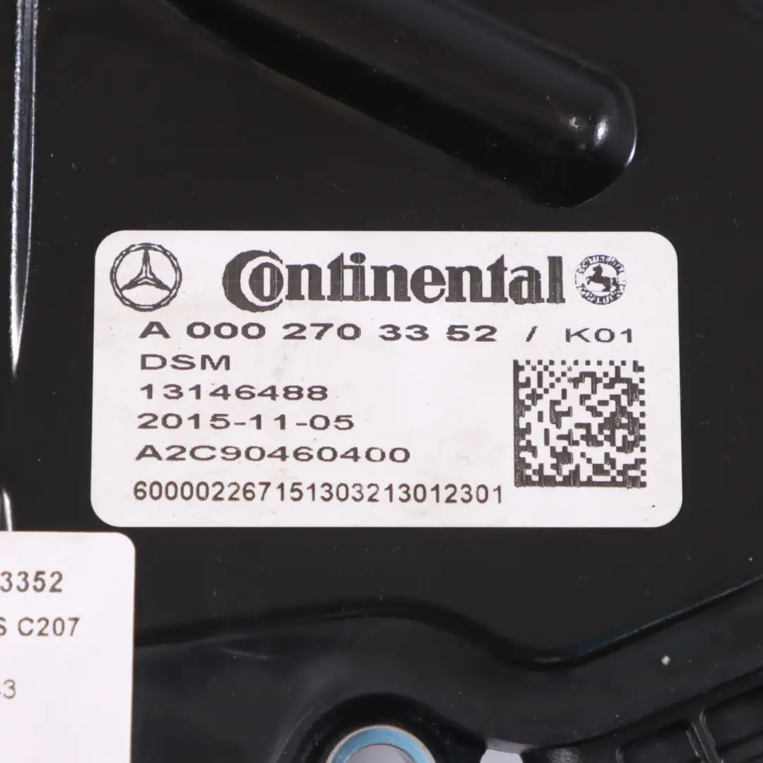 Unidad control ECU caja cambios automática Mercedes C207 Módulo EGS para con número de pieza A0002703352 Unidad control ECU caja cambios automática Mercedes C207 Módulo EGS - SKU A0002703352 - Número de pieza A0002703352