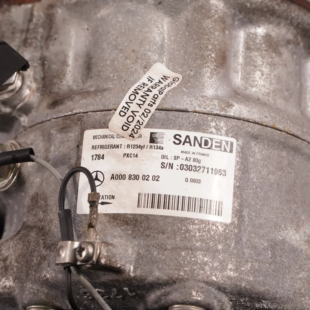 Mercedes W205 Air Conditioning Compressor A/C Pump - SKU A0008300202 - Part number A0008300202