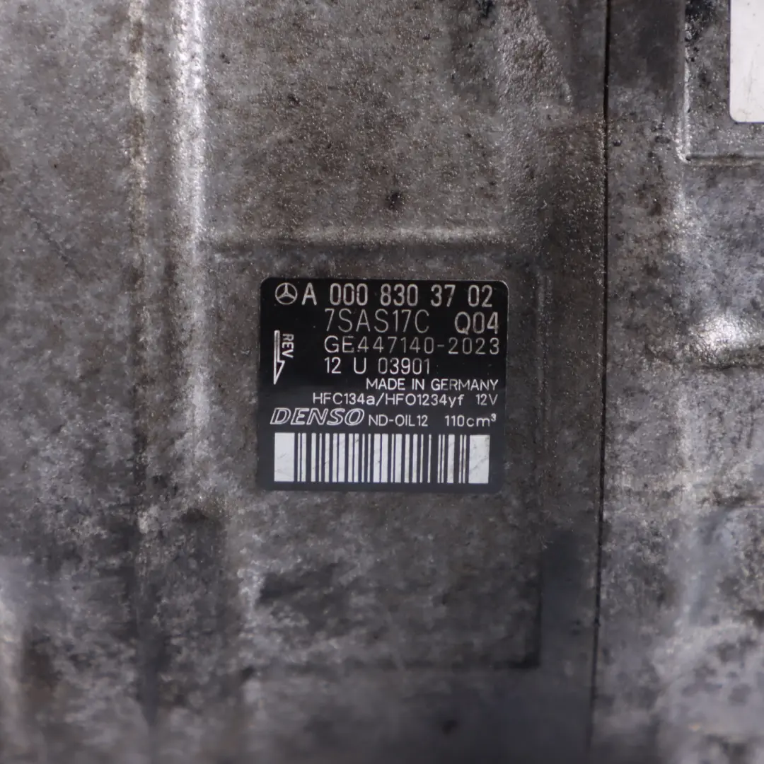 Mercedes W166 C217 W222 W292 Sprężarka Kompresor Klimatyzacji - SKU A0008303702 - Numer Części A000830372