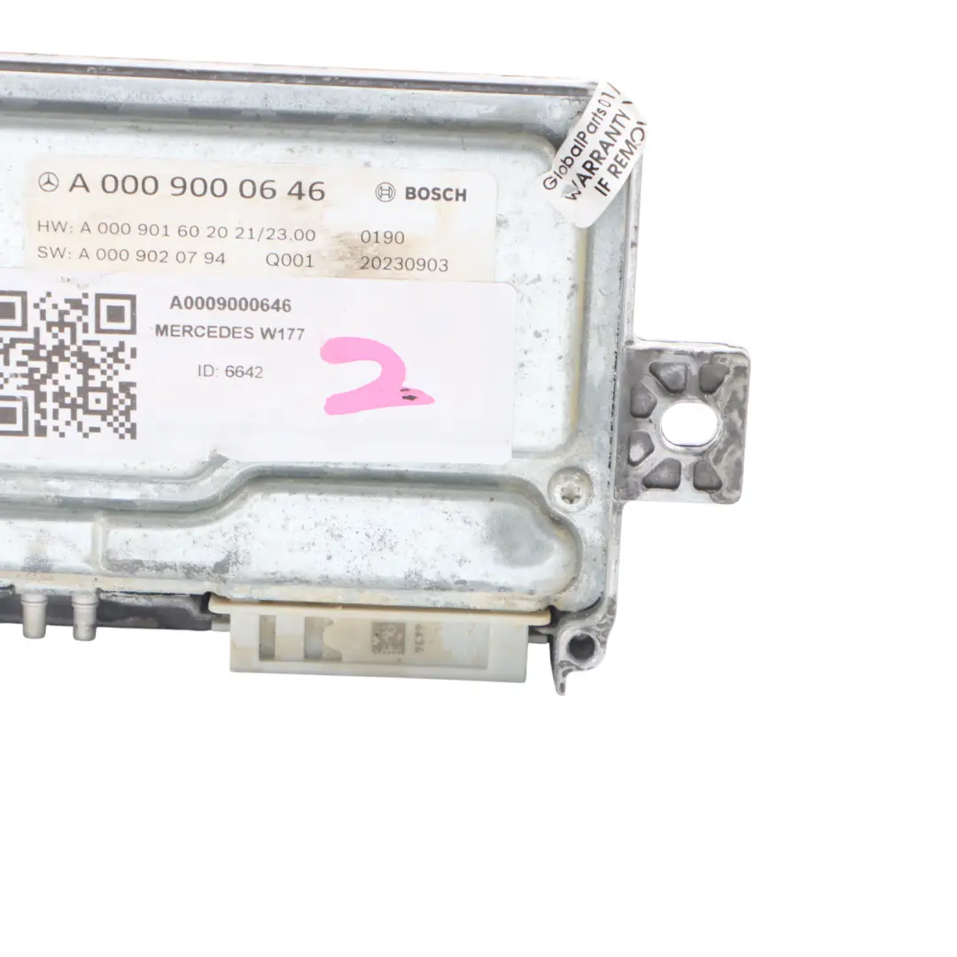  Parktronic Mercedes C118 C167 W177 W247 Parking Control Unit Module - SKU A0009000646 - Part number A0009000646