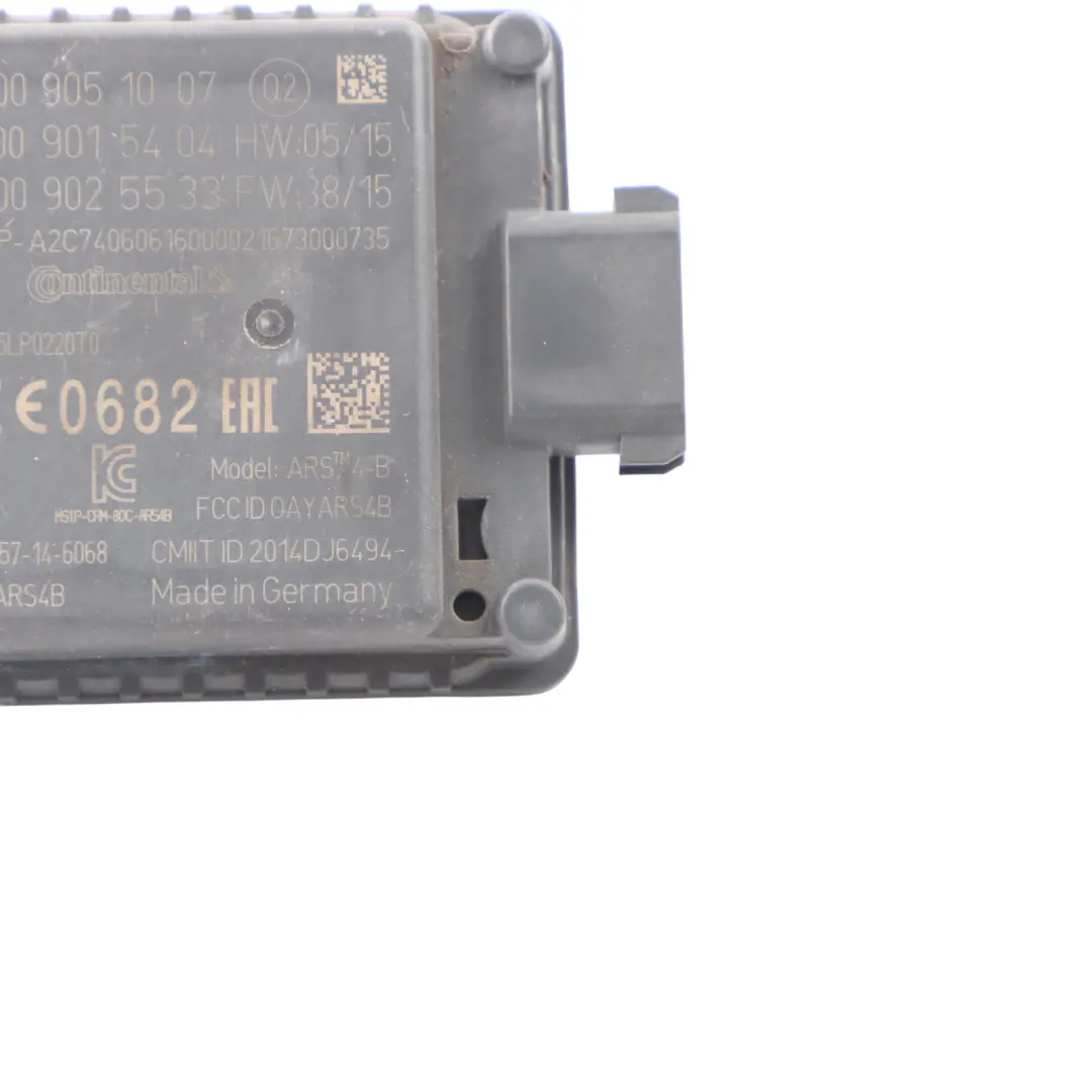 Radar Sensor Mercedes W213 Front Control Unit Module to with Part number A0009051007 Radar Sensor Mercedes W213 Front Control Unit Module - SKU A0009051007 - Part number A0009051007