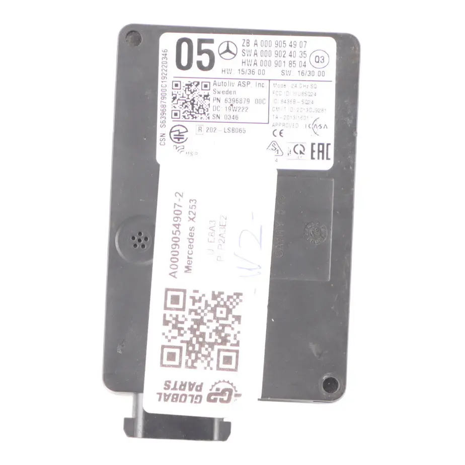 GLC220D Moduł Sensor Radaru Distronic do Mercedes C253 C292 X253 o numerze A0009054907 Mercedes C253 C292 X253 GLC220D Moduł Sensor Radaru Distronic - SKU A0009054907-2 - Numer Części A0009054907