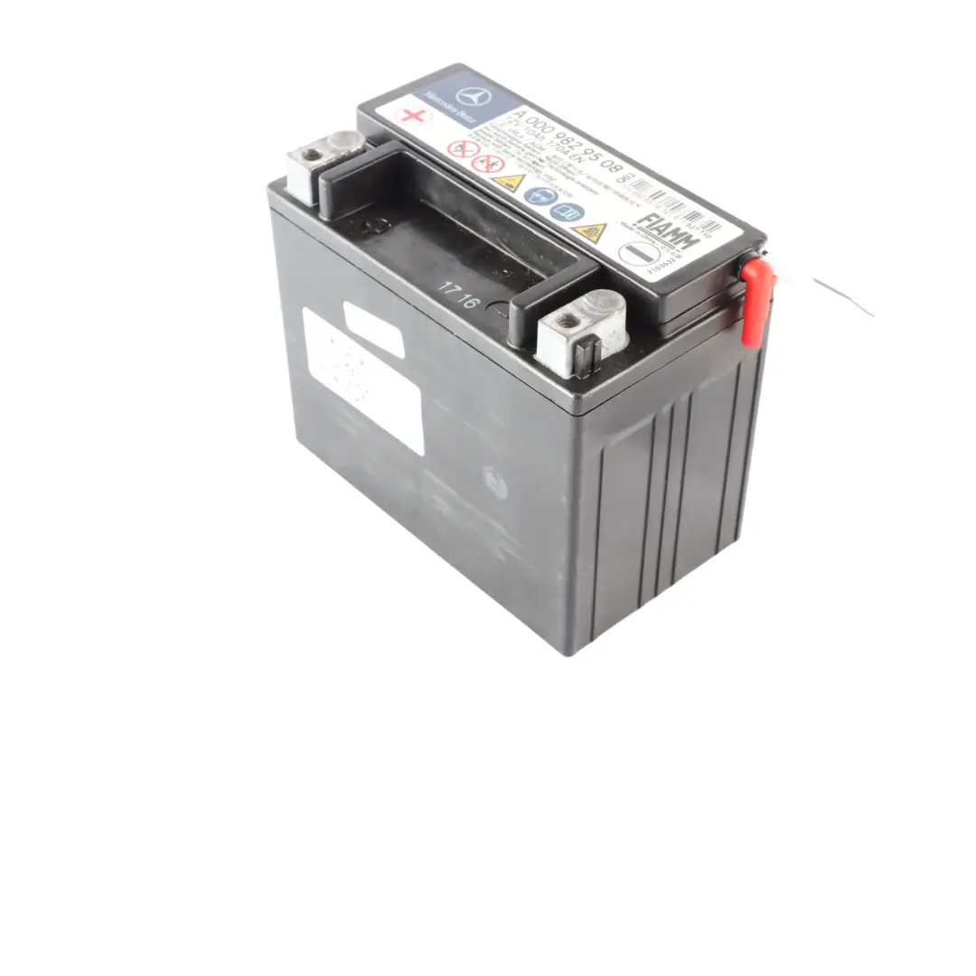 10Ah 170A Auxiliary Additional Generator Battery to Mercedes W205 W213 with Part number A0009829508 Mercedes W205 W213 10Ah 170A Auxiliary Additional Generator Battery - SKU A0009829508-1 - Part number A0009829508