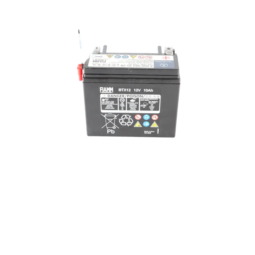 Mercedes W205 W213 10Ah 170A Auxiliary Additional Generator Battery - SKU A0009829508-1 - Part number A0009829508
