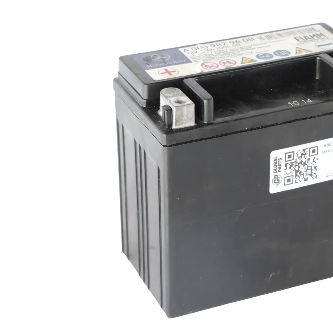 Auxiliary Additional Car Battery 12V 12Ah to Mercedes W204 W212 W222 with Part number A0009829608 Mercedes W204 W212 W222 Auxiliary Additional Car Battery 12V 12Ah - SKU A0009829608-1 - Part number A0009829608