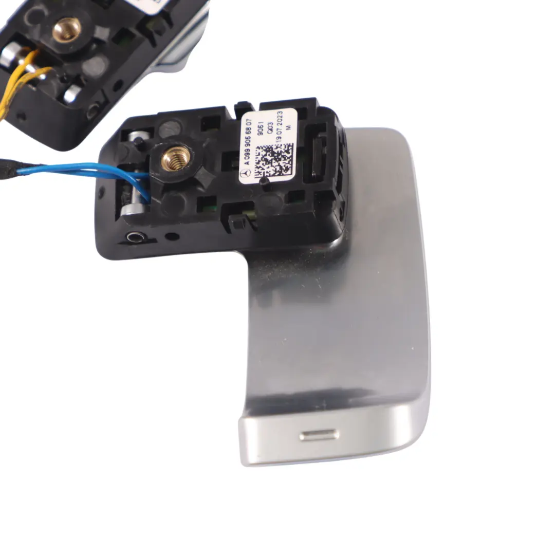 Shift Paddle Mercedes W166 W177 Steering Wheel Gear Switch SET to with Part number A0999056807 Shift Paddle Mercedes W166 W177 Steering Wheel Gear Switch SET - SKU A0999056807 - Part number A0999056807