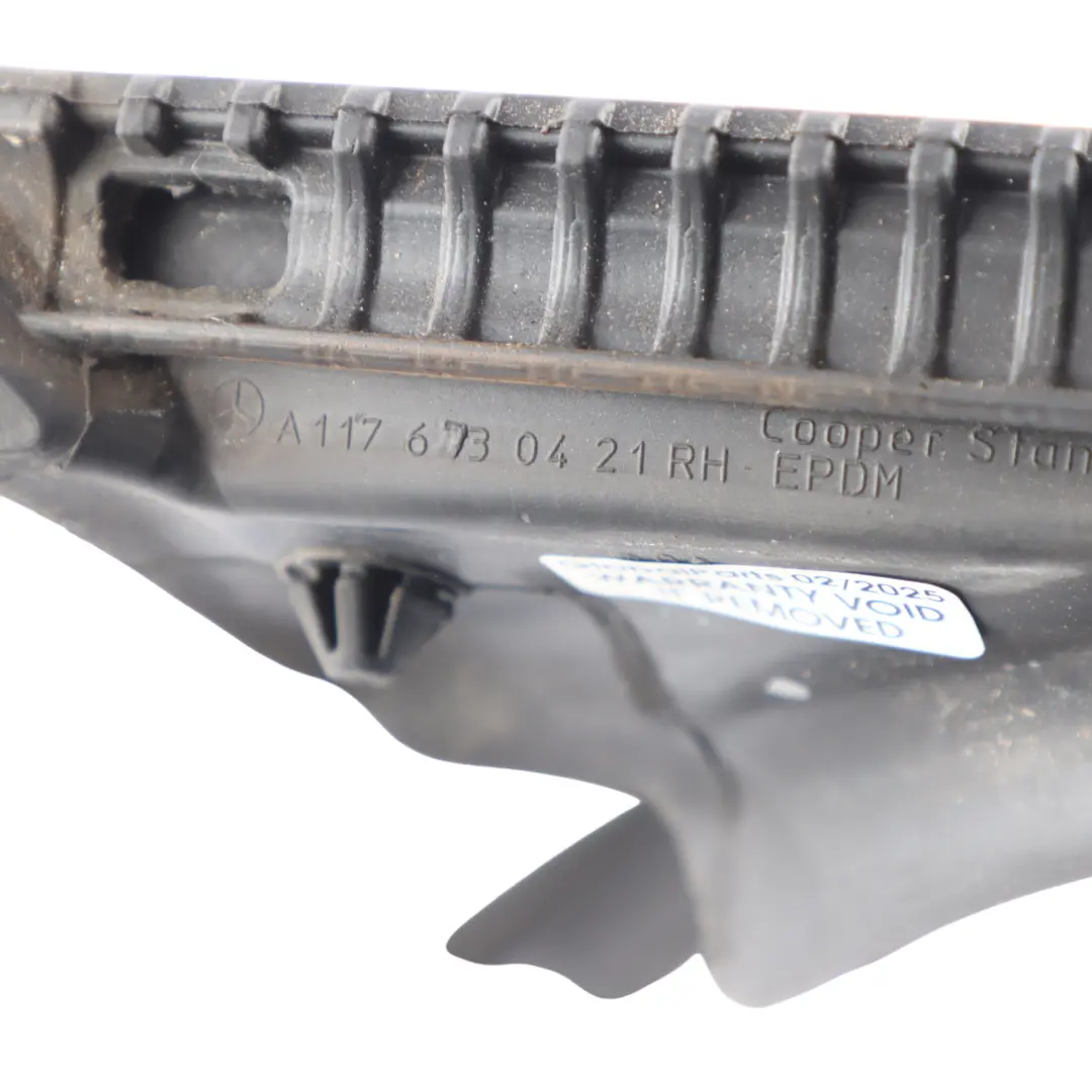 Mercedes CLA C117 X117 Window Strip Door Trim Seal Rubber Right O/S - SKU A1176730421 - Part number A1176730421