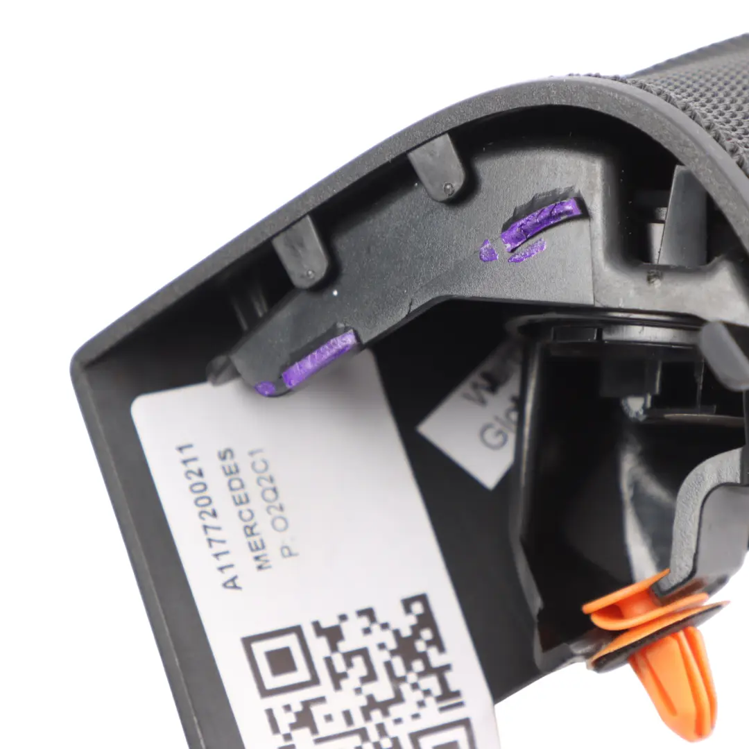 Front Door Triangular Tweeter Speaker Trim Right O/S to Mercedes C117 with Part number A1177200211 Mercedes C117 Front Door Triangular Tweeter Speaker Trim Right O/S - SKU A1177200211 - Part number A1177200211