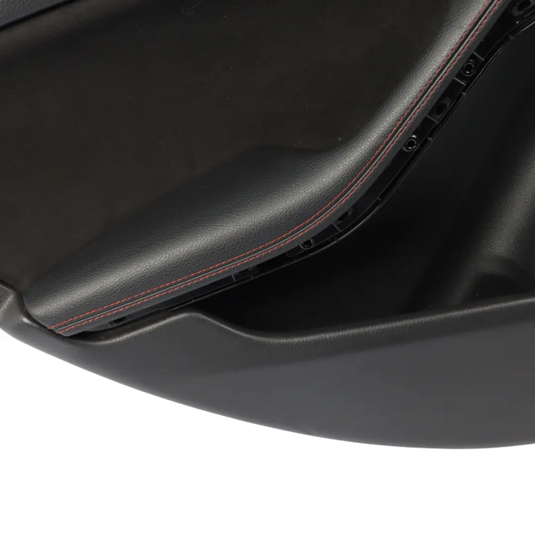 Mercedes C117 Rear Door Card Trim Panel Leather Black Left N/S - SKU A1177301300 - Part number A1177301300