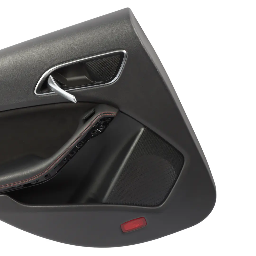 Door Card Trim Panel Leather Black Left N/S to Mercedes C117 Rear with Part number A1177301300 Mercedes C117 Rear Door Card Trim Panel Leather Black Left N/S - SKU A1177301300 - Part number A1177301300