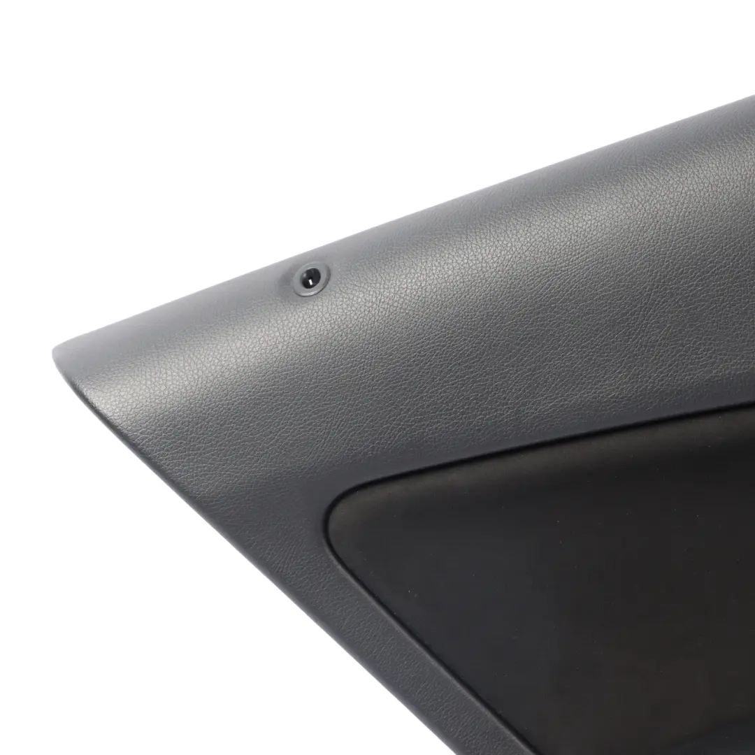 Mercedes C117 Rear Door Card Trim Panel Leather Black Left N/S - SKU A1177301300 - Part number A1177301300