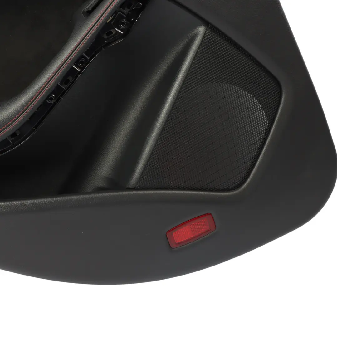 Mercedes C117 Rear Door Card Trim Panel Leather Black Left N/S - SKU A1177301300 - Part number A1177301300