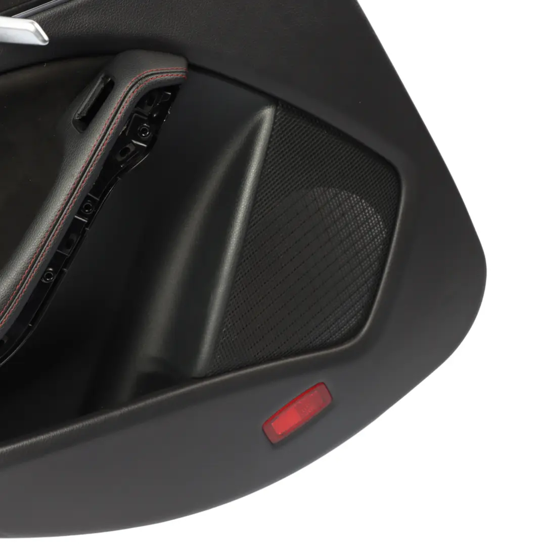 Door Card Trim Panel Leather Black Left N/S to Mercedes C117 Rear with Part number A1177301300 Mercedes C117 Rear Door Card Trim Panel Leather Black Left N/S - SKU A1177301300 - Part number A1177301300