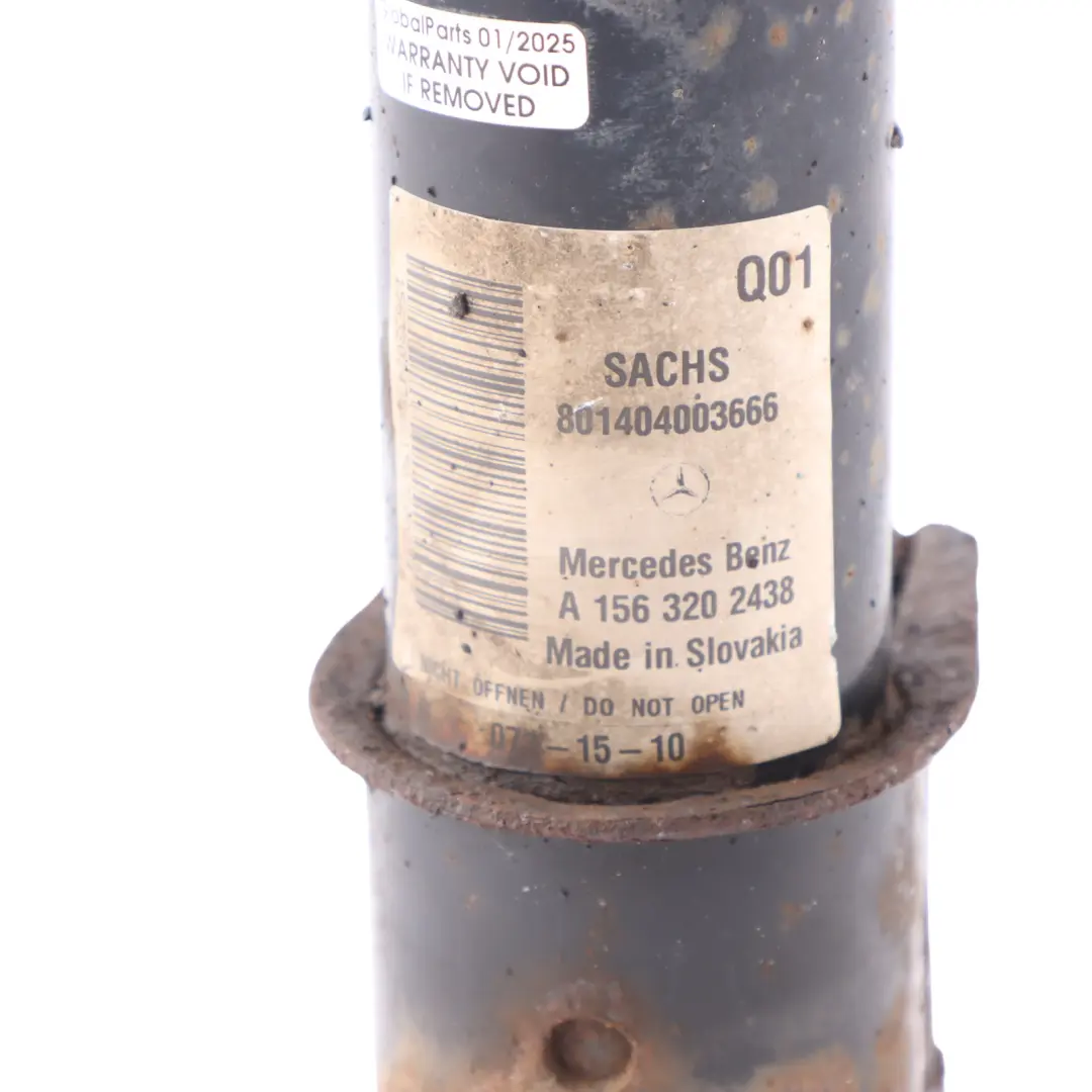Strut Front Shock Absorber Right O/S A1563202438 to Mercedes X156 220d Spring with Part number A1563232000 Mercedes X156 220d Spring Strut Front Shock Absorber Right O/S A1563202438 - SKU A1563232000-2 - Part number A1563232000