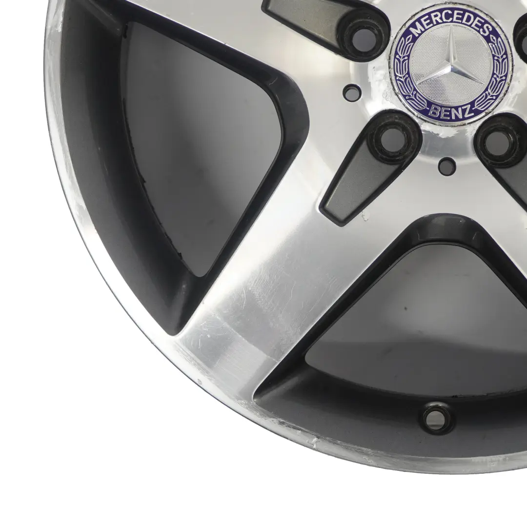 Mercedes X156 Silver Wheel Alloy Rim AMG 18" 7J ET:46 5 Spoke - SKU A1564010500-1 - Part number A1564010500
