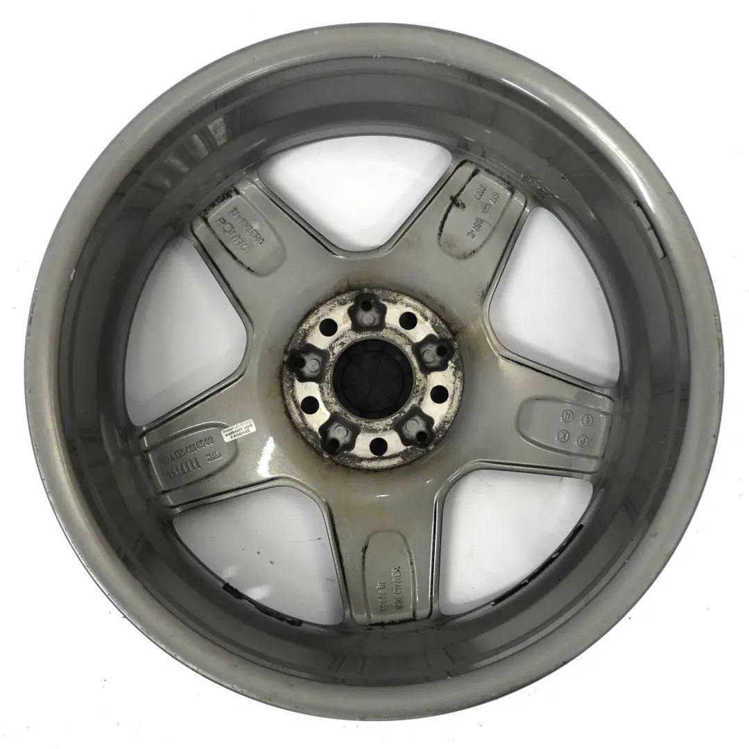 Alloy Rim AMG 18" 7J ET:46 5 Spoke to Mercedes X156 Silver Wheel with Part number A1564010500 Mercedes X156 Silver Wheel Alloy Rim AMG 18" 7J ET:46 5 Spoke - SKU A1564010500-2 - Part number A1564010500