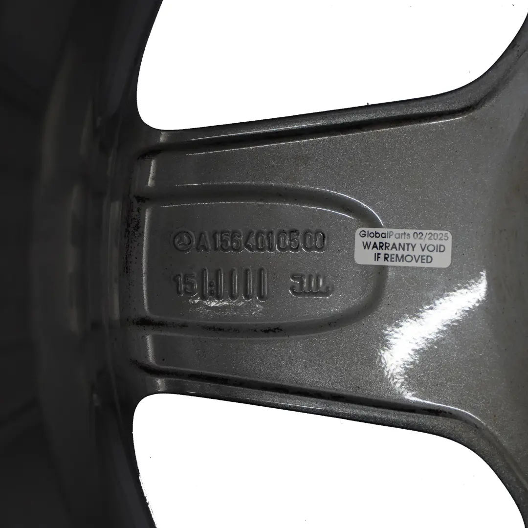  Jante En Alliage Argent Mercedes X156 AMG 18" 7J ET:46 5 Branches - SKU A1564010500-2 - Numéro de pièce A1564010500