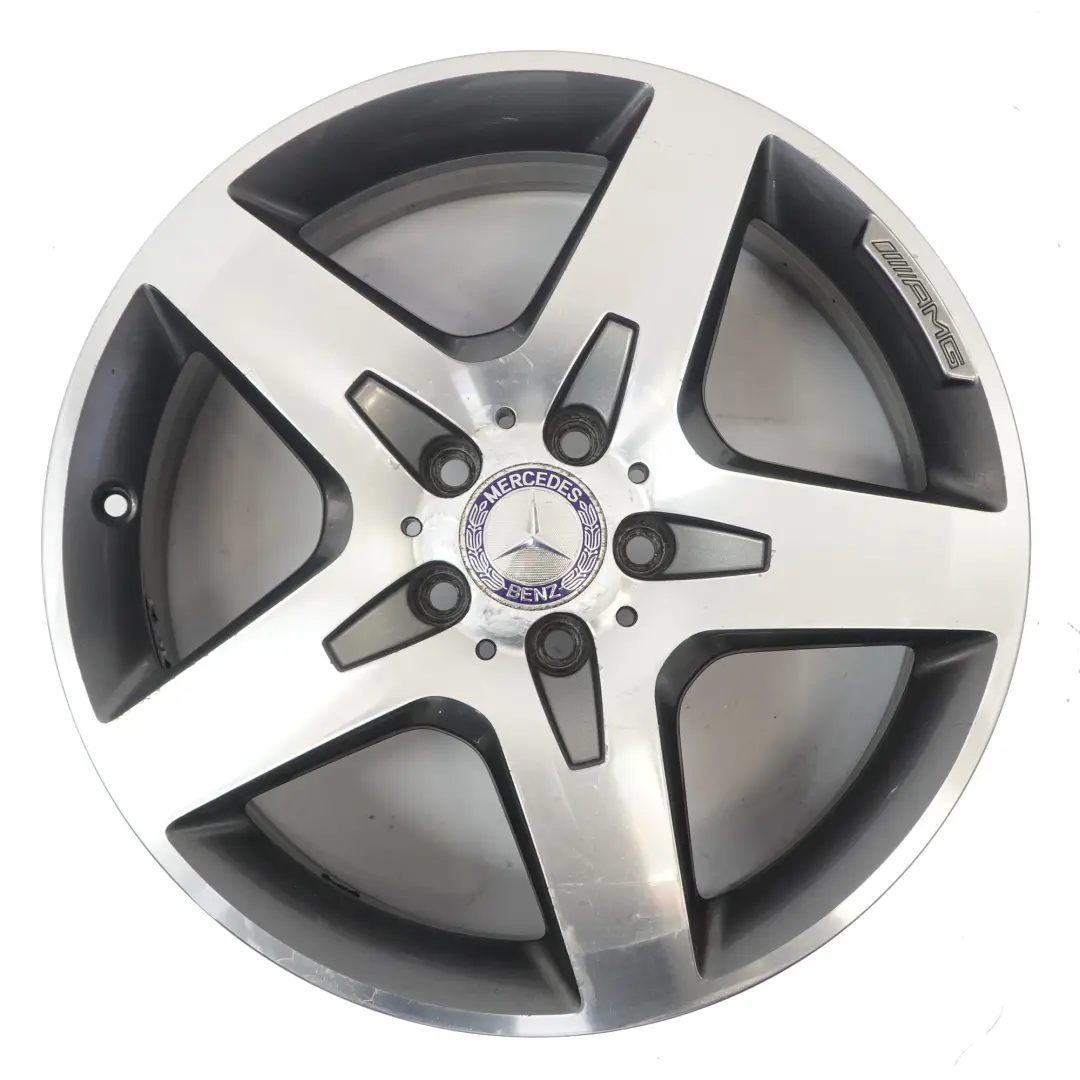 Alloy Rim AMG 18" 7J ET:46 5 Spoke to Mercedes X156 Silver Wheel with Part number A1564010500 Mercedes X156 Silver Wheel Alloy Rim AMG 18" 7J ET:46 5 Spoke - SKU A1564010500-3 - Part number A1564010500