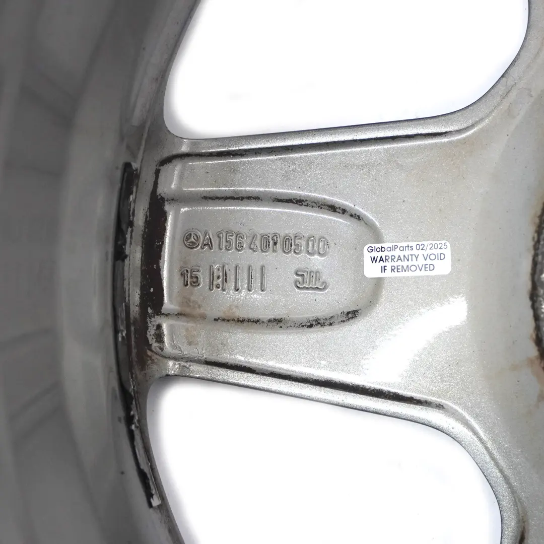 Mercedes X156 Silver Wheel Alloy Rim AMG 18" 7J ET:46 5 Spoke - SKU A1564010500-3 - Part number A1564010500