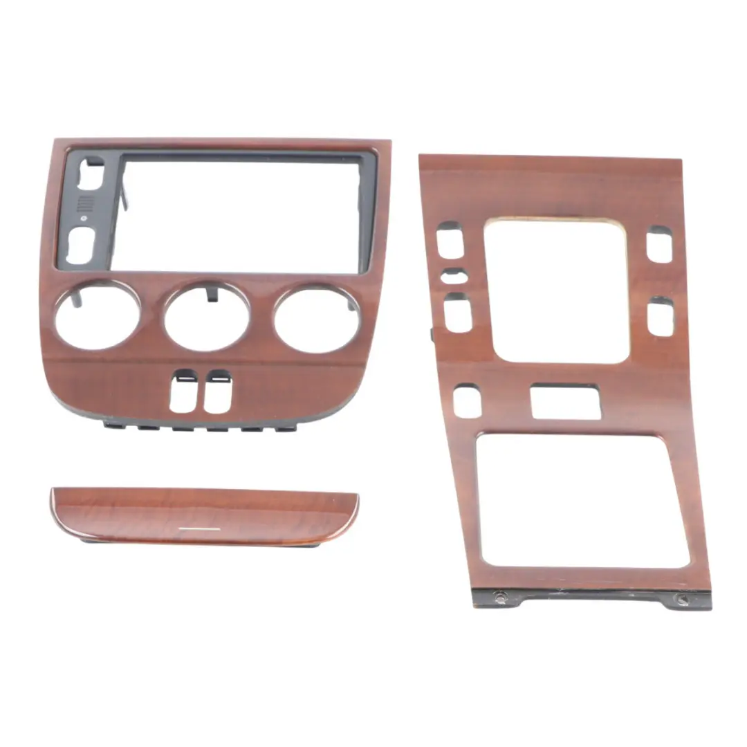Centre Console Trim Frame Cover Wood SET to Mercedes ML W163 with Part number A1636809236 Mercedes ML W163 Centre Console Trim Frame Cover Wood SET - SKU A1636809236-2 - Part number A1636809236