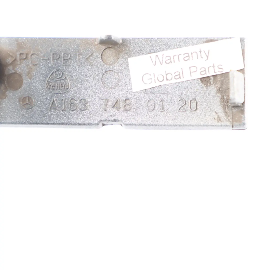 Trim Lower Rear End Door Brilliant Silver - 744 to Mercedes A205 Cover with Part number A1637480620 Mercedes A205 Cover Trim Lower Rear End Door Brilliant Silver - 744 - SKU A1637480620-BRS - Part number A1637480620