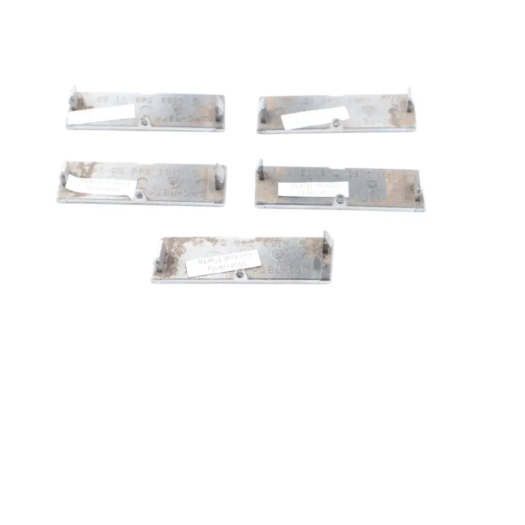 Mercedes A205 Cover Trim Lower Rear End Door Brilliant Silver - 744 - SKU A1637480620-BRS - Part number A1637480620