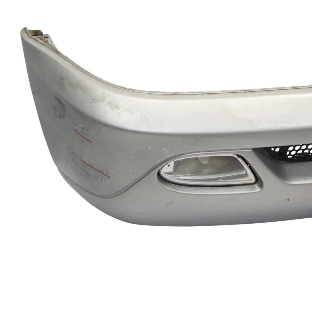Mercedes ML W163 Front Bumper Trim Panel Brilliant Silver Metallic - 744 - SKU A1638803870-BRS - Part number A1638803870