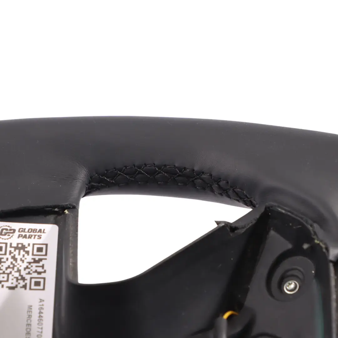 Steering Wheel Mercedes ML W164 W251 NEW Black Leather Paddle Shift to with Part number A1644607703 Steering Wheel Mercedes ML W164 W251 NEW Black Leather Paddle Shift - SKU A1644607703-1 - Part number A1644607703