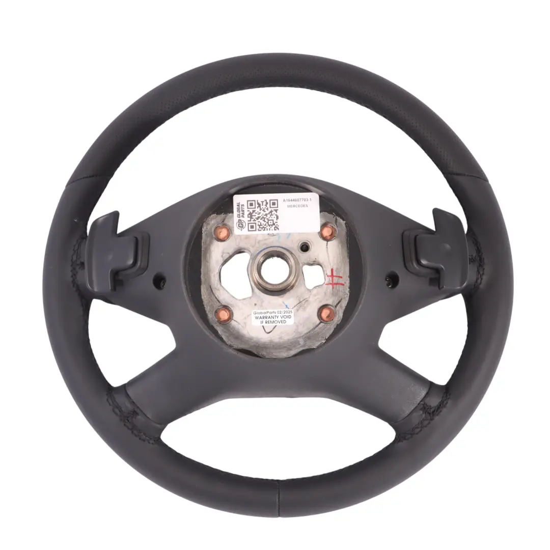 Volante Mercedes ML W164 W251 NUOVO Cambio al Volante In Pelle Nera - SKU A1644607703-1 - Numero di parte A1644607703