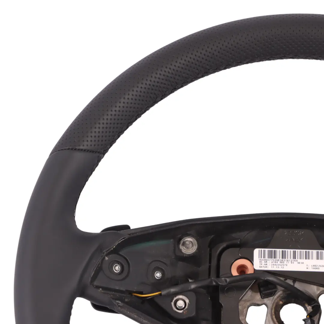  Volant Mercedes W164 W251 NEUF Cuir Noir Palettes Changement Vitesse - SKU A1644607703-1 - Numéro de pièce A1644607703