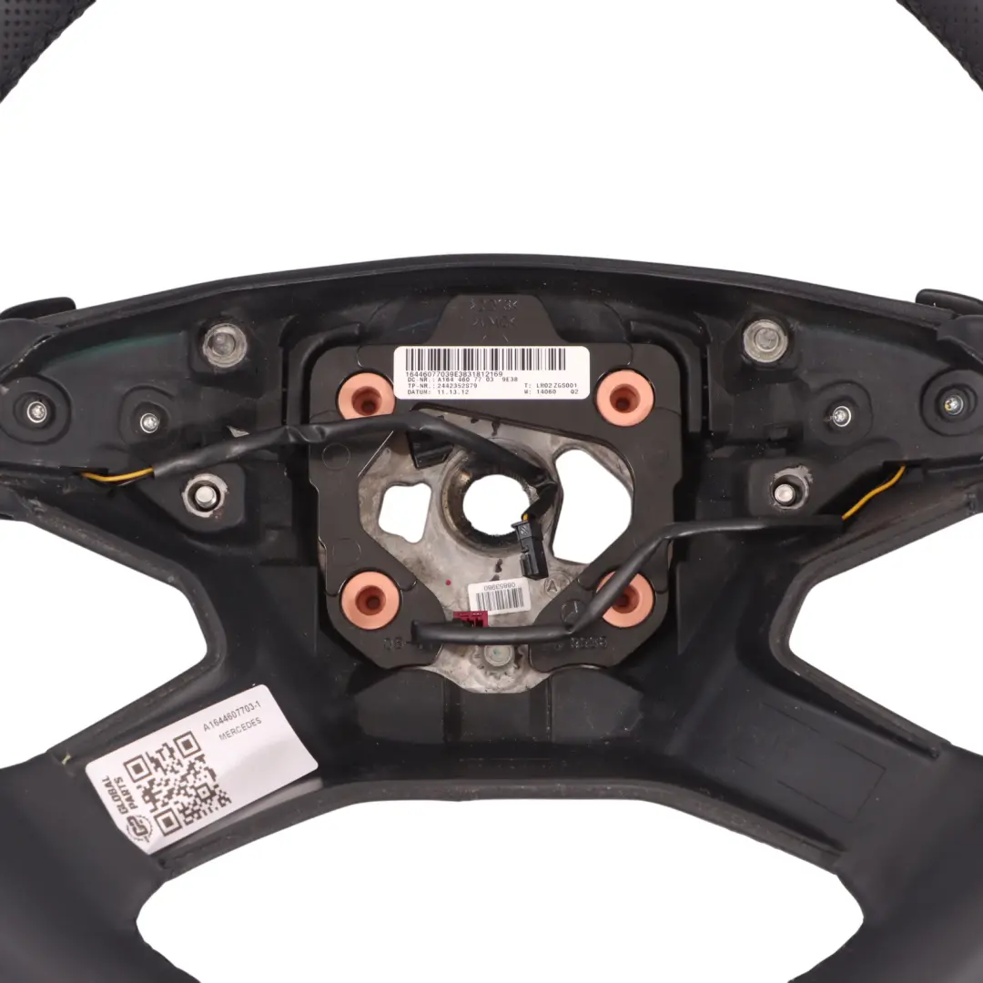 NUOVO Cambio al Volante In Pelle Nera per Volante Mercedes ML W164 W251 con numero di parte A1644607703 Volante Mercedes ML W164 W251 NUOVO Cambio al Volante In Pelle Nera - SKU A1644607703-1 - Numero di parte A1644607703