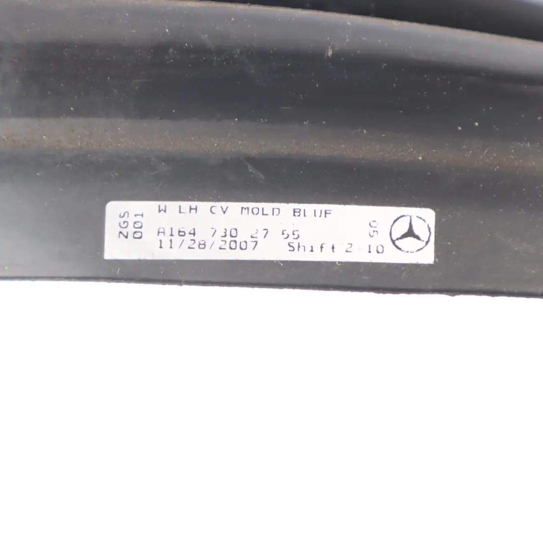 Junta Puerta Trasera Moldura Izquierda Lado para Mercedes W164 con número de pieza A1647302755 Mercedes W164 Junta Puerta Trasera Moldura Izquierda Lado - SKU A1647302755-1 - Número de pieza A1647302755