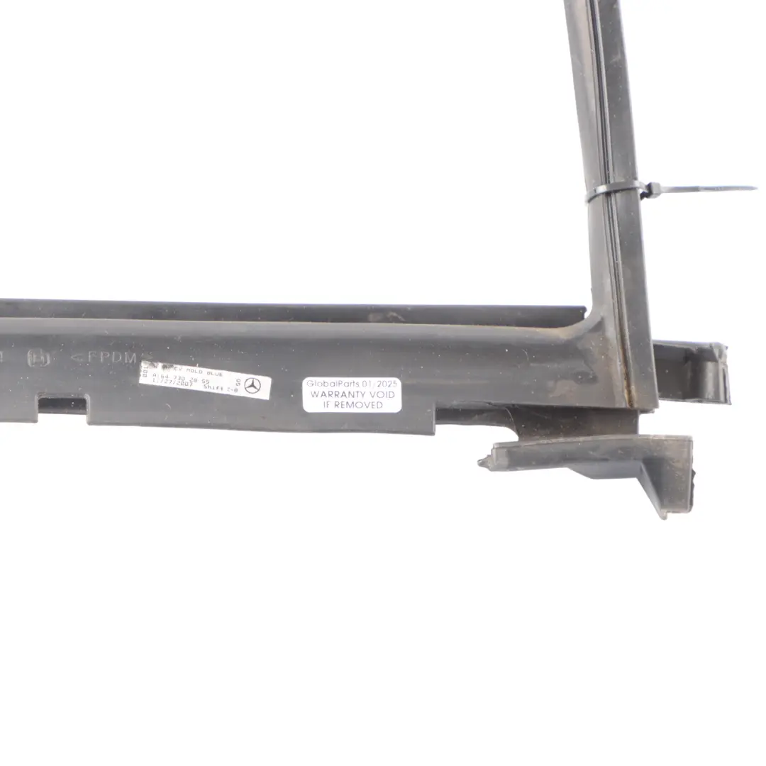 Mercedes W164 Rear Door Window Quarter Seal Moulding Right O/S - SKU A1647302855-1 - Part number A1647302855
