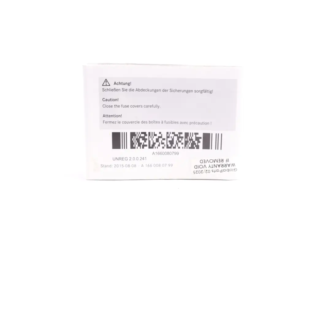 Map Card Fuse Box Grouping Diagram to Mercedes W166 with Part number A1660080799 Mercedes W166 Map Card Fuse Box Grouping Diagram - SKU A1660080799 - Part number A1660080799