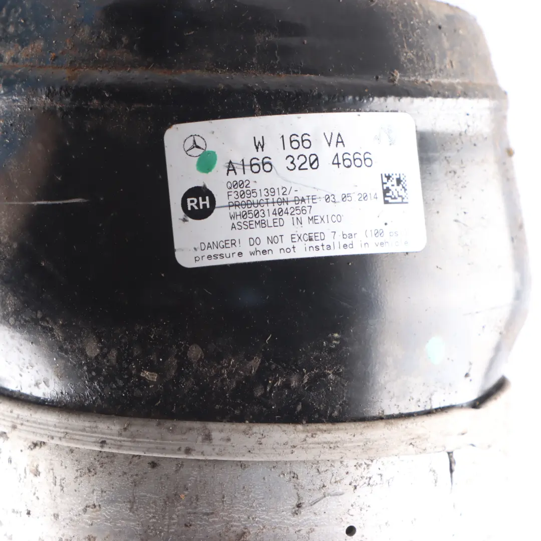 Front Air Suspension Shock Strut Right O/S A1663204666 to Mercedes X166 with Part number A1663205666 Mercedes X166 Front Air Suspension Shock Strut Right O/S A1663204666 - SKU A1663205666 - Part number A1663205666
