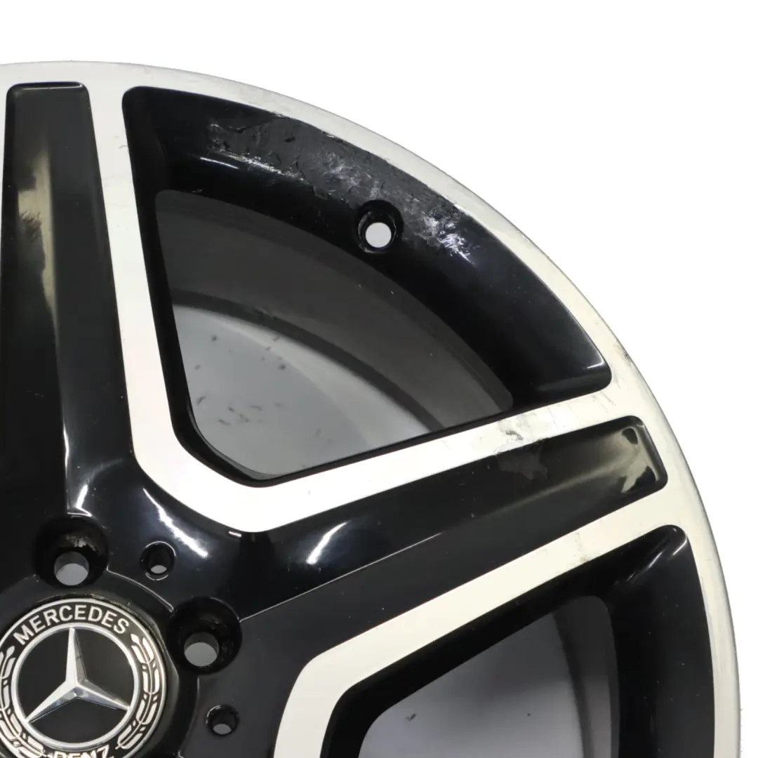 Negro AMG Llanta aleación 20" 5 radios 9J ET:57 para Mercedes ML W166 con número de pieza A1664012002 Mercedes ML W166 Negro AMG Llanta aleación 20" 5 radios 9J ET:57 - SKU A1664012002-3 - Número de pieza A1664012002