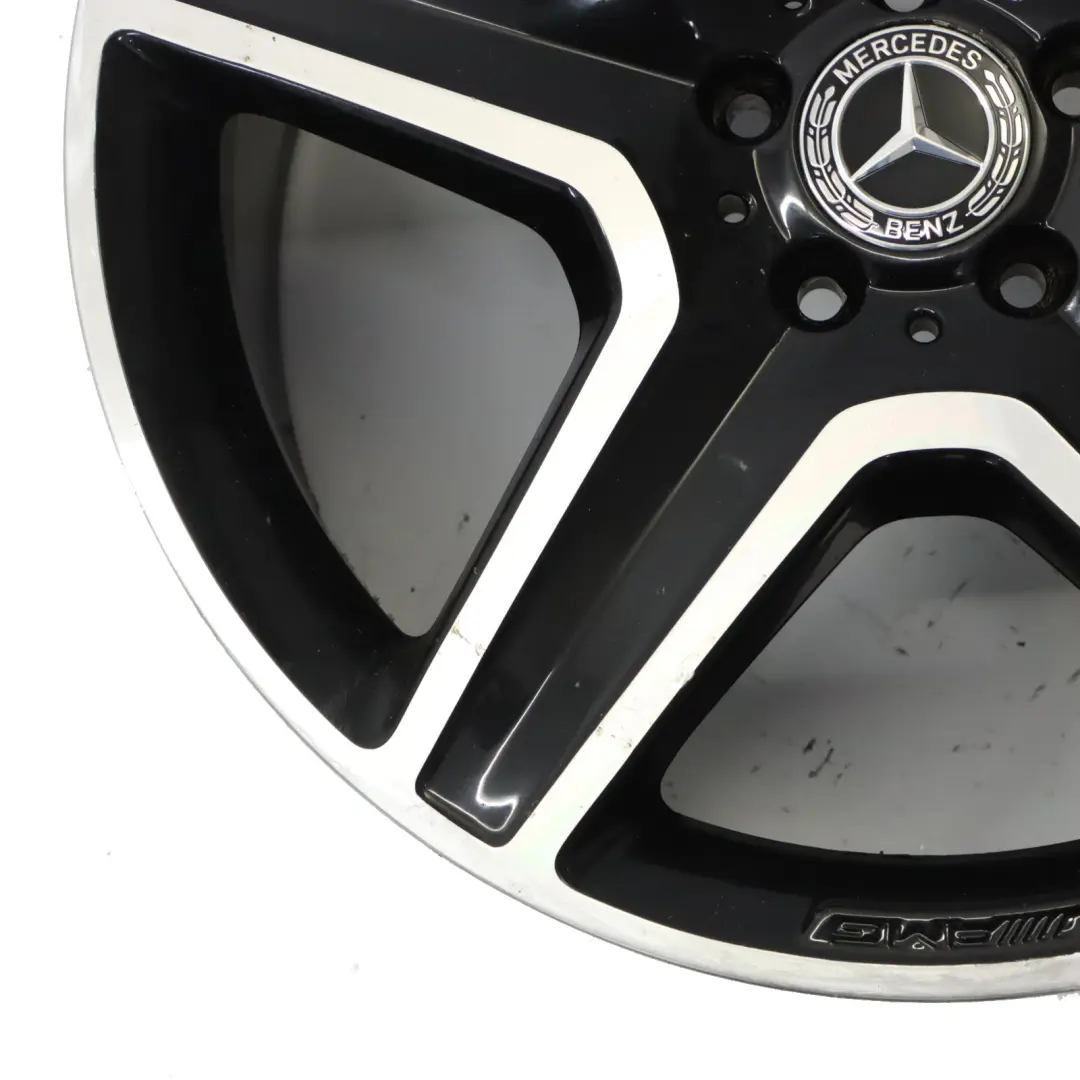 Schwarz AMG Alufelge 20" 5 Speichen 9J ET:57 für Mercedes ML W166 mit Teilenummer A1664012002 Mercedes ML W166 Schwarz AMG Alufelge 20" 5 Speichen 9J ET:57 - SKU A1664012002-3 - Teilenummer A1664012002
