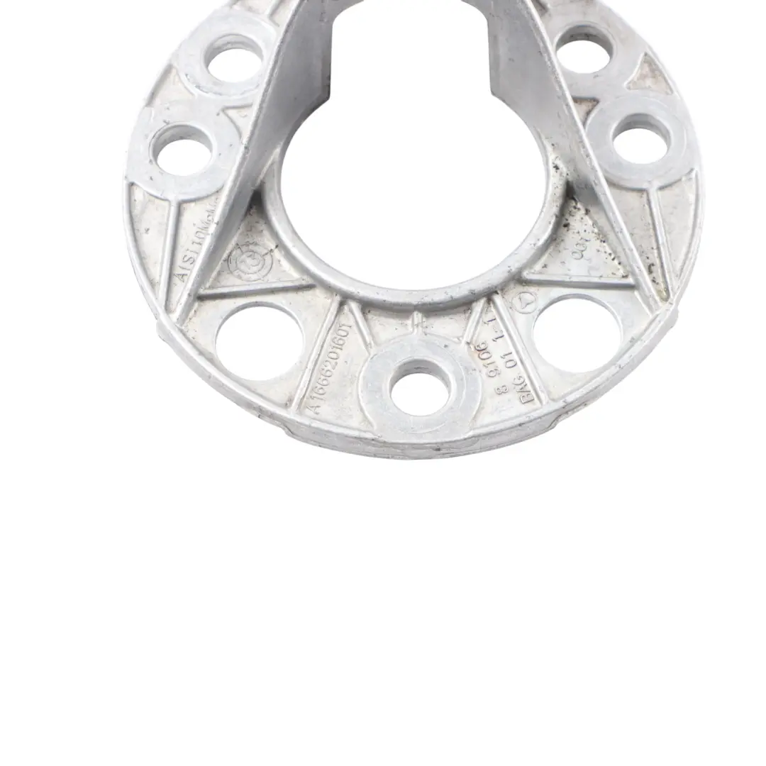 Front Axle Strut Tower Brace Fender Mount Bracket to Mercedes X166 with Part number A1666201601 Mercedes X166 Front Axle Strut Tower Brace Fender Mount Bracket - SKU A1666201601 - Part number A1666201601