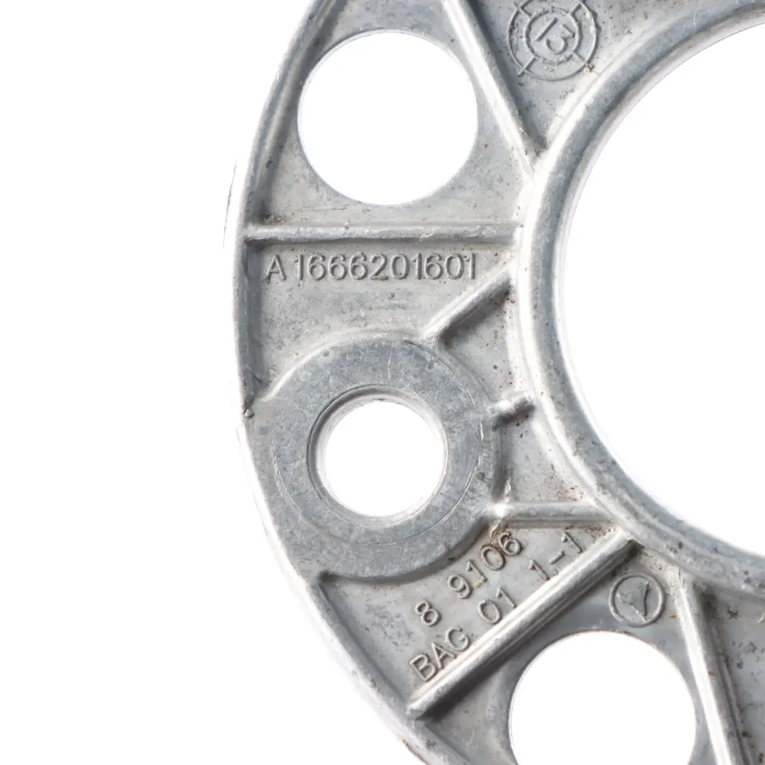 Front Axle Strut Tower Brace Fender Mount Bracket to Mercedes X166 with Part number A1666201601 Mercedes X166 Front Axle Strut Tower Brace Fender Mount Bracket - SKU A1666201601 - Part number A1666201601