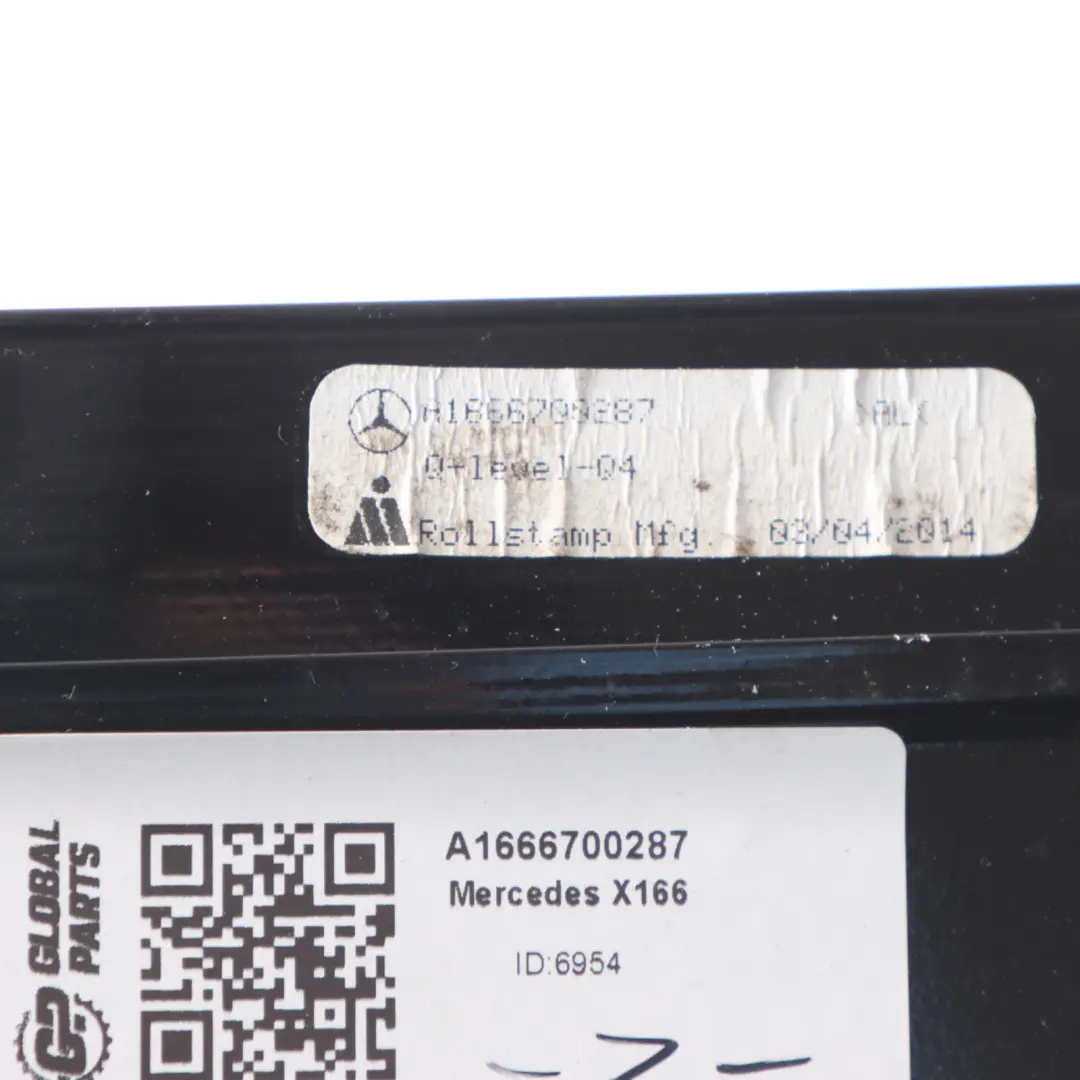 Mercedes X166 Window Trim Strip Moulding Rear Right O/S - SKU A1666700287 - Part number A1666700287