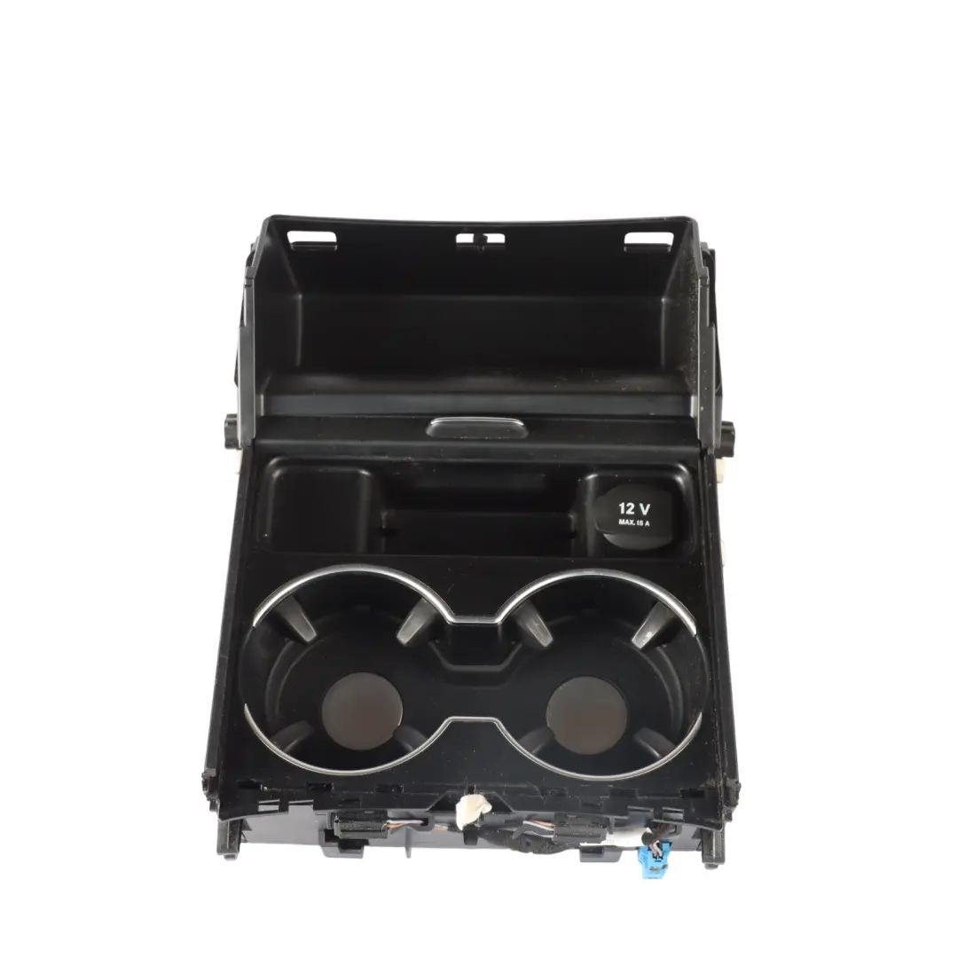 Mercedes C292 Centre Console Front Cup Holder Storage Black 12V - SKU A1666808902-1 - Part number A1666808902