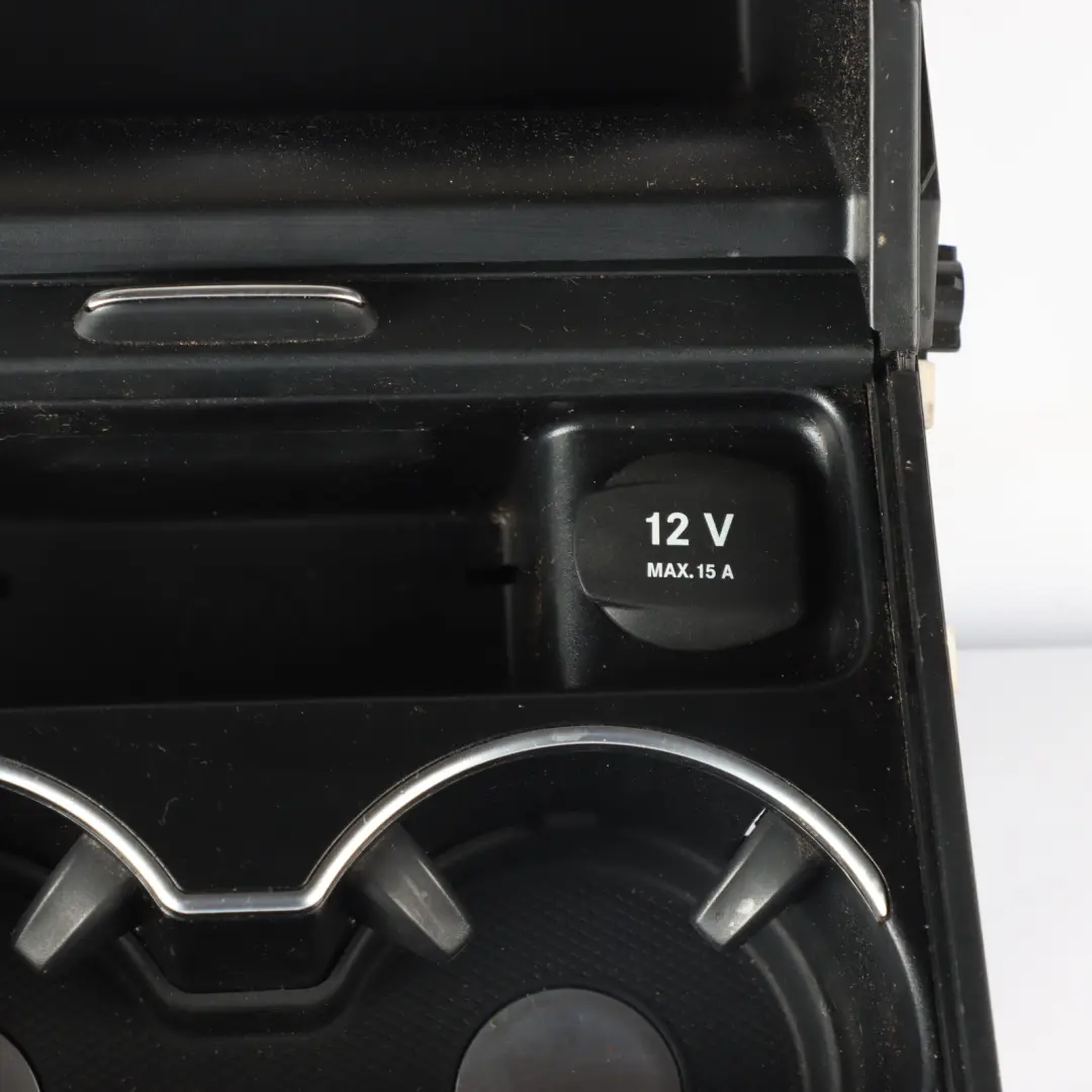 Centre Console Front Cup Holder Storage Black 12V to Mercedes C292 with Part number A1666808902 Mercedes C292 Centre Console Front Cup Holder Storage Black 12V - SKU A1666808902-1 - Part number A1666808902