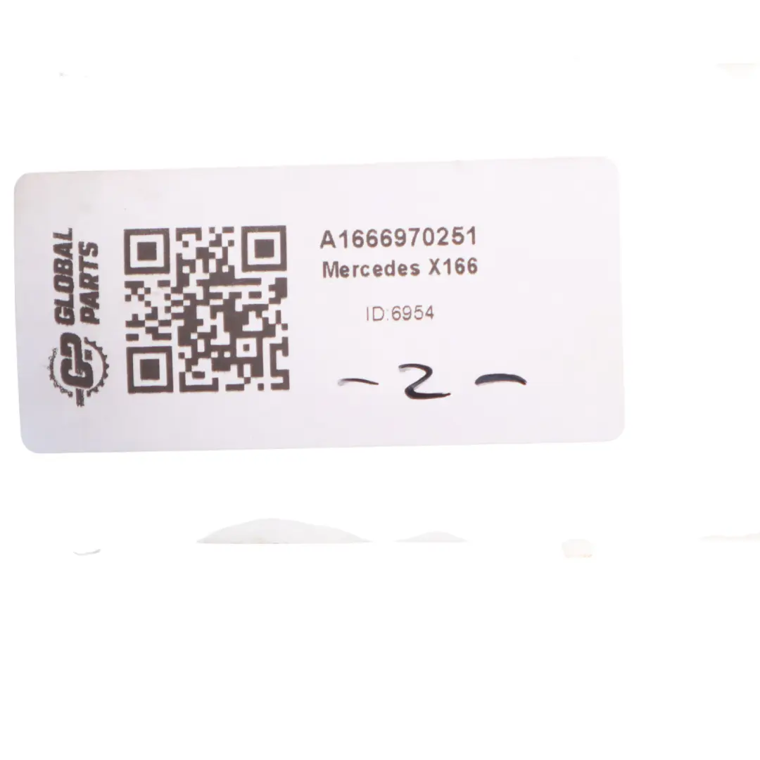 Mercedes GL X166 Rear Door Window Guide Seal Gasket Left Right N/O/S - SKU A1666970251 - Part number A1666970251
