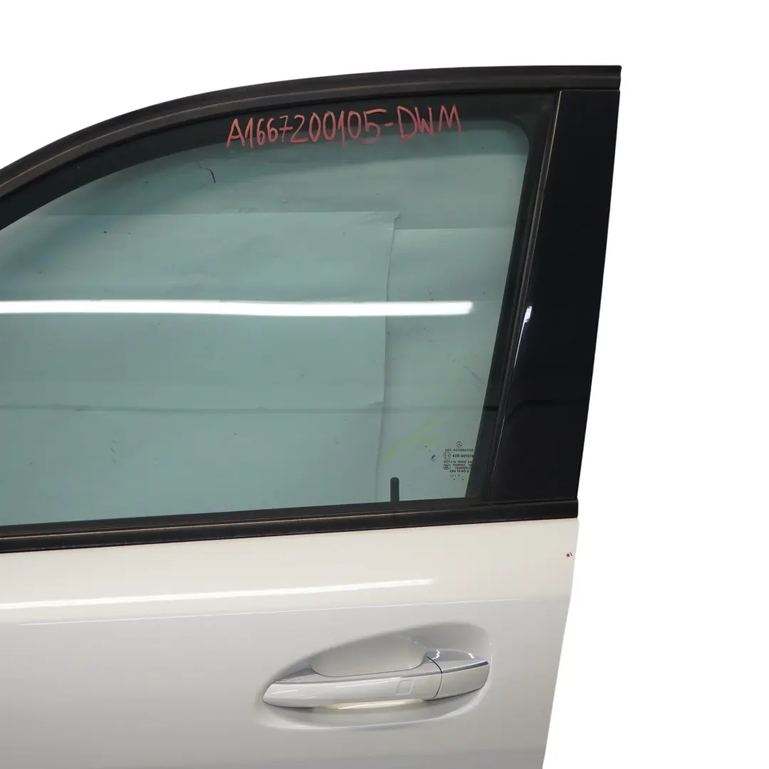 Mercedes ML W166 Porte Avant Gauche Diamond White Metallic - 992 - SKU A1667200105-DWM - Numéro de pièce A1667200105