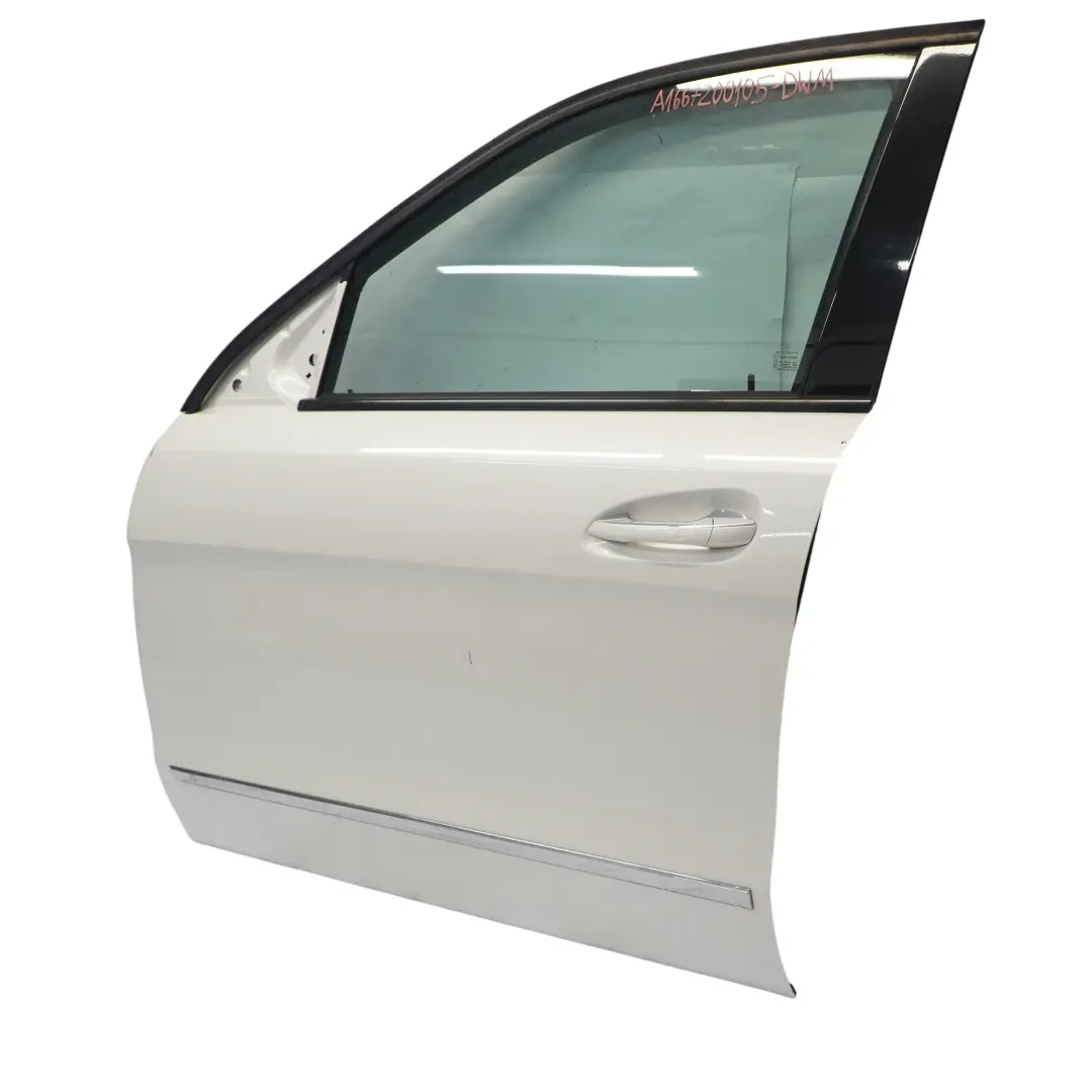 Mercedes ML W166 Porta Anteriore Sinistra Diamond White Metallic - 992 - SKU A1667200105-DWM - Numero di parte A1667200105