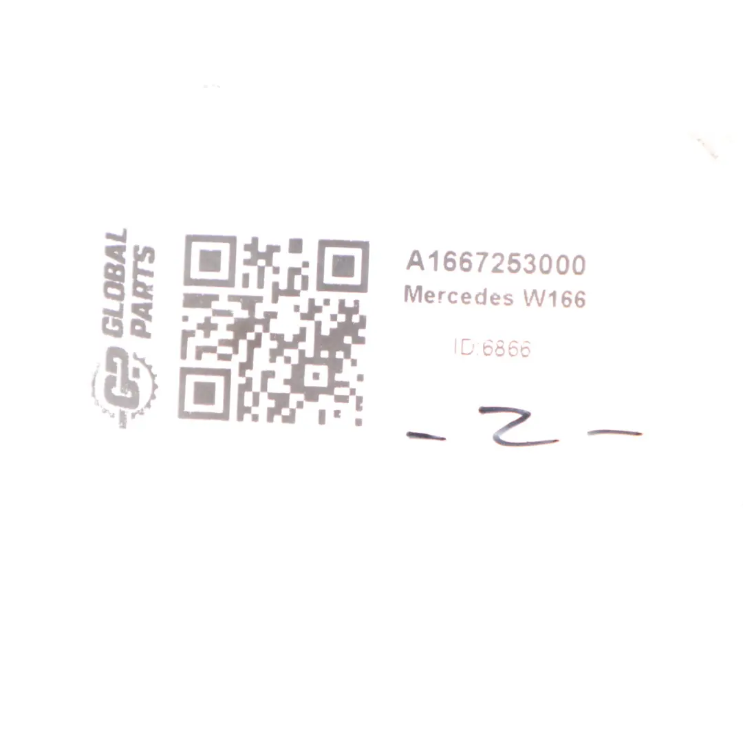 Mercedes W166 Front Right Door O/S Moulding Trim Strip Black - SKU A1667253000 - Part number A1667253000