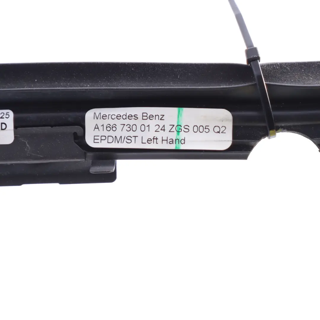 Door Window Sealing Rail Seal Gasket Left N/S to Mercedes W166 Rear with Part number A1667300124 Mercedes W166 Rear Door Window Sealing Rail Seal Gasket Left N/S - SKU A1667300124 - Part number A1667300124