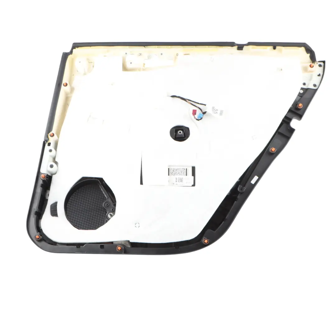 Mercedes W166 Door Card Trim Panel Rear Left N/S Black Leather - SKU A1667300970 - Part number A1667300970